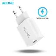 ACOME Charger AC14 Single Port USB Fast Charging 2A / Adaptor Portable Mini Original - Garansi Resmi 12 bulan