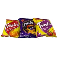 Combo 3 Snack Twisties ( Chachos Bbq Bonanza 70g,Twisties Cheeky Cheddar Cheese 60g & Twisties Cherr