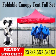 10x10 Ft Roof Night Market Canopy Camping Tent Khemah Kanopi Frame 8 x 8 Kanopi Penuh Khemah Rangka 