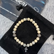 Chrome Hearts 白珠手串 （4銀飾）