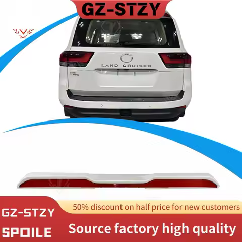 ABS Paint LED REAR WING TRUNK LIP ROOF TOP SPOILER FOR Toyota Land Cruiser 300 FJ300 LC300 2022 2023