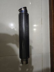 全新鈦合金碳纖尾喉（電單車用）