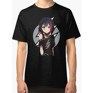 Bang Dream Ran Mitake Hentai Haven Chan Anime Poppin'Party Black T-Shirt