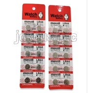 Battery LR 44 Maxell Watch Battery 1154 44 sheets