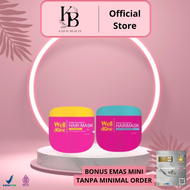 WELLDONE HAIR MASK 500ML - MASKER RAMBUT WELLDONE 500ML - TUTUP KUNING | masker rambut kering dan ru