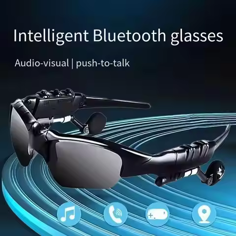 New Ai Smart Driving Glasses with Bluetooth Audio Headphones, Two-In-One, Can Answer Calls, Listen t