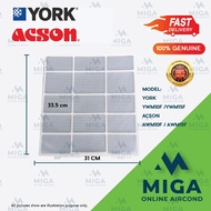 [ORIGINAL/GENUINE] Daikin®️/YORK/ACSON AIRCOND YWM/AWM 10F/15F/20F/25F INDOOR AIR FILTER (2PCS)