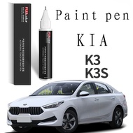 Paint pen suitable for Kia K3 touch-up pen transparent white pearl white k3s car accessories special original car paint repair.