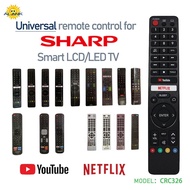 ALANK NEW Universal Remote Control for Sharp LCD LED TV (Compatible with all models) CRC326V