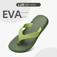Luladi EVA Men's Summer Green Wear-Resistant Flip-Flops