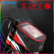 ONBIKE Bike Touch Screen Pouch Saddle Bag Frame Bag Bicycle Bag Waterproof Bag For Mountain Outdoor Bike Accessories