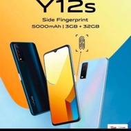 VIVO Y12S BARU RAM 3/32GB +POWERBANK WELLCOMM AMF100 10.000 MAH