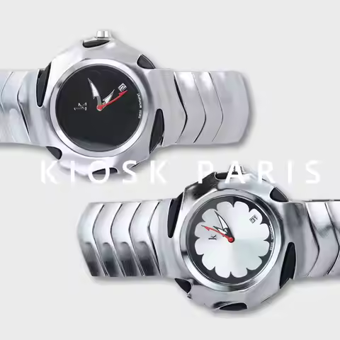Authentic! Kiosk Special-Shaped Watch Original Blade Non-Oakley Mechanical Men's Fashion Retro Futur
