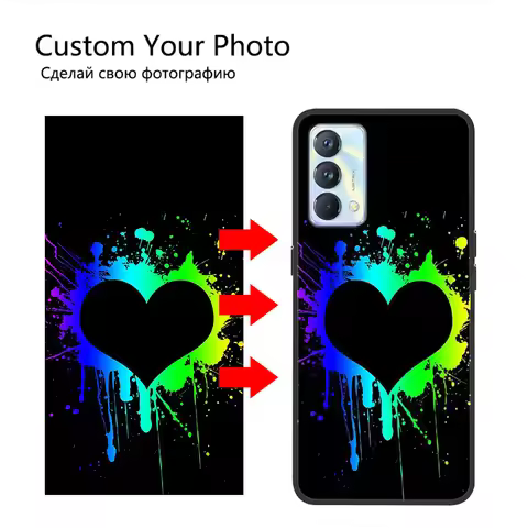 DIY Photo Customized Phone Cases For Realme GT Explorer MASTER Q3S GT Neo 2T 2 T Soft Silicone Prote