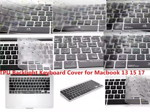 HRH USA Ableton Live Lightroom Logic Pro X Shortcut Hot Keys TPU Backlight Keyboard Cover Skin For M