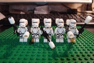 套裝或自選 First Order Flame Clone Trooper 火焰 克隆兵 複製兵 白兵 STAR WARS Blaster Gun Helmet 將牌 人仔 CUSTOM Minifi