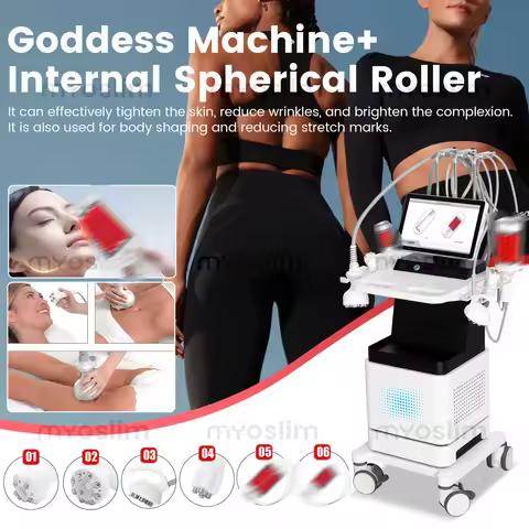 4D EMS Venus Legacy 40K Vacuum Slimming Micro Vibration 6 Handles Cellulite Removal Lifting Firming 