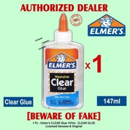 Elmer's CLEAR Glue 147ml TRANSPARENT Washable Elmers CLEAR Glue 147ml Authentic - 1 Bottle