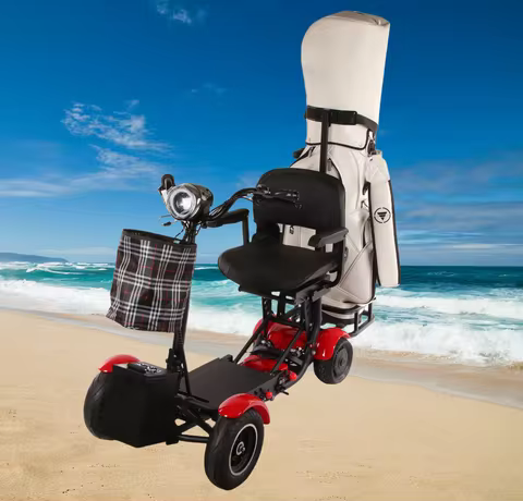 Electric Handicapped Cheapest Elderly 400W Dual motor Golf 4 Wheel Electric Mobility Scooter Bike Fo