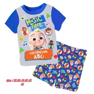 Cuddleme Boy Kids Shot Sleeve Casual Set Pyjamas Cocomelon ABC 3T-13T