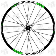 HIJAU Sticker ALEXRIMS MERIDA XCD LITE Green Sticker Width 2cm Decal rim mtb roadbike 26 27.5 29 700