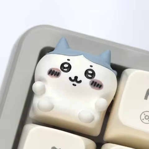 Kawaii Chikawa Usagi Mechanical Keyboard Cap Anime Hachiware Personalized Resin Cute Cartoon Girl Ar