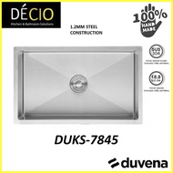 DUVENA HAND MADE UNDERMOUNT STAINLESS STEEL SINK DUKS-7845
