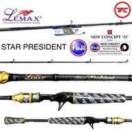 LEMAX Star President Baitcast & Spinning Fishing Rod BC Baitcasting Casting