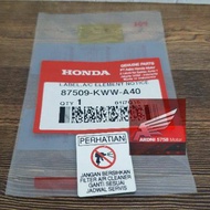 Air Cleaner Label Element Notice Sticker Sticker Attention Air Filter