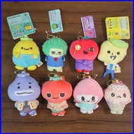 ZY1 San-X Toman Fruits Vegetables Plushie Cute Plush Cotton Doll Bag Charm YZ1