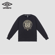 茵宝（Umbro）2022年春季新款休闲简约运动男子套头卫衣 UI221AP2401-990力莫黑 XL