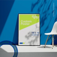 Poster + Frame 50x70cm