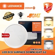 LEDVANCE LED ECO SURFACE DOWNLIGHT SR60 G2 18W(6") 6500K/4000K/3000K