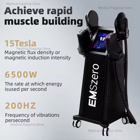 EMSzero Body Sculpting Machine 15Tes 6500W Muscle Training Body Contouring Beauty Equipment for Spa 