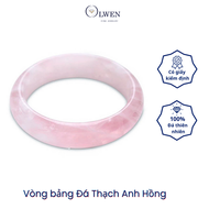 Vòng Bản Thạch Anh Hồng Thiên Nhiên Olwen
