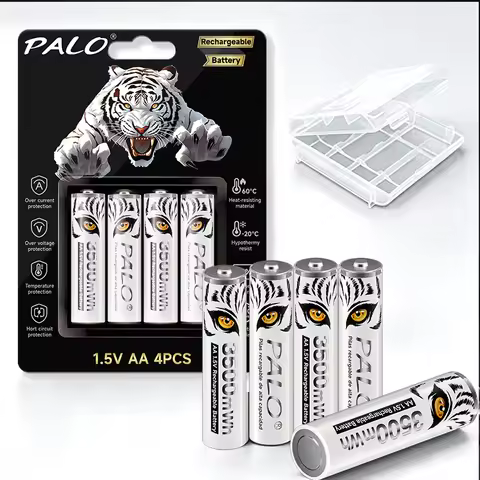 4-16PCS 1.5V AA Li-ion Rechargeable Battery 3400mWh 1.5 Volt Lithium Li-ion Li Ion AA 2A Batteries f