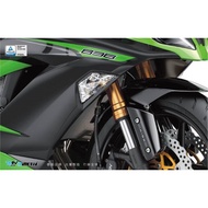 [R.S MOTO] KAWASAKI ZX-6R ZX6R 09-18 Years Water Tank Protection Net Protective Basic Black DMV