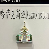 Kazakhstan Almaty Ascension Cathedral tourism commemorative creative three-dimensional home decorati
