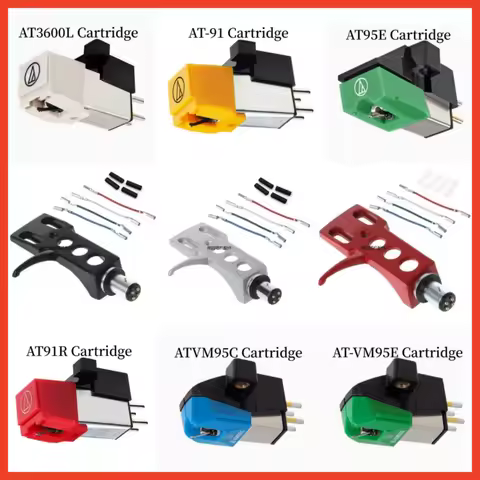 Original Audio Technica AT3600L AT95E AT91 AT91R ATVM95E ATVM95C LP Vinyl Record Player MM Cartridge