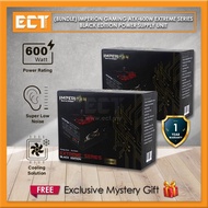 (Bundle) Imperion Gaming ATX-600W Extreme Series Black Edition Power Supply Unit