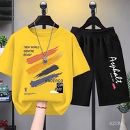 Boy's clothing set in large sizes from 17 to 40kg. Thai elastic baby boy outfit from 5 to 14 years o