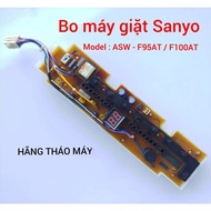 Bo mạch máy giặt Sanyo F95AT F100AT F72NT U72HT  F68ht tháo máy cũ OK