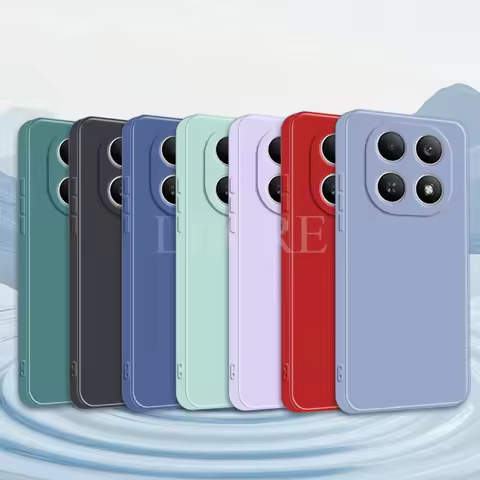 For Xiaomi Redmi Note 15 Case Liquid Silicone Cover Redmi Note 15 Case TPU Plain Rubber Phone Protec