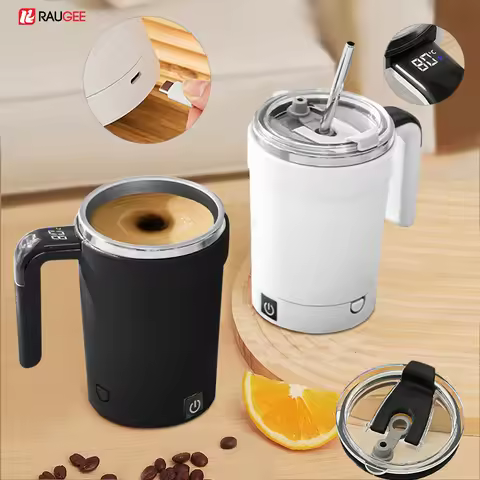 Electric Stirring Mug Rechargeable Auto Stirring Coffee Cup 304 Stainless Steel Coffee Milk Automati