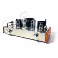 Edison version 6N2+ 6P1 vacuum tube power amplifier class A single-ended with Bluetooth Power: 2x4w