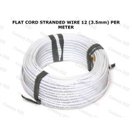 FLAT CORD STRANDED WIRE 12 (3.5mm) PER METER