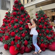 Velvet bauble for Christmas decoration