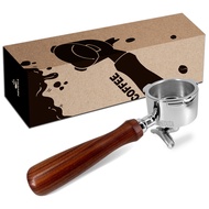 Neouza 51mm không áp lực portafilter cho DeLonghi ec680/ec685/ec820/ec850/ec860/ec785/ec885 thép khô