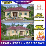 DESIGN RUMAH MAK LIMAH (39'x27' 819kps) PLAN RUMAH 3 BILIK TIDUR 3 BILIK AIR | HOUSE DESIGN | PELAN RUMAH 3D