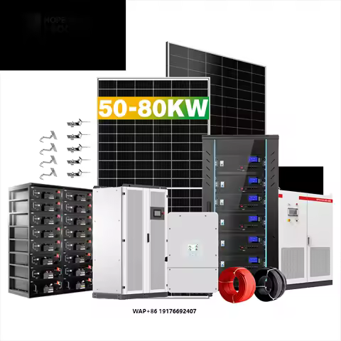Hospital Use 50KW 60KW 80KW Solar Energy UPS Power System 100kwh 200kwh Battery Storage Backup